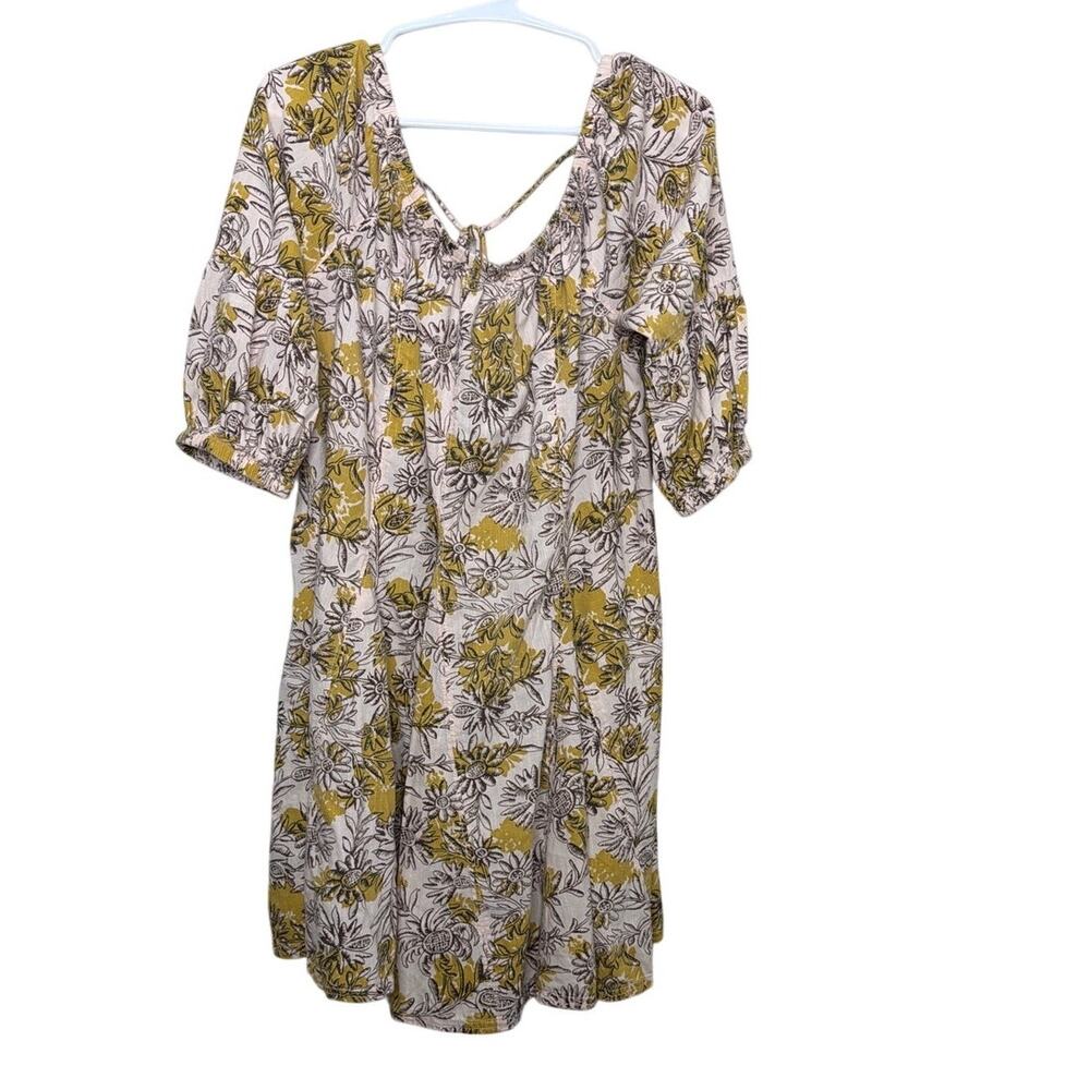 Daily Practice Anthropologie Mollie Tunic Dress Floral Size Small